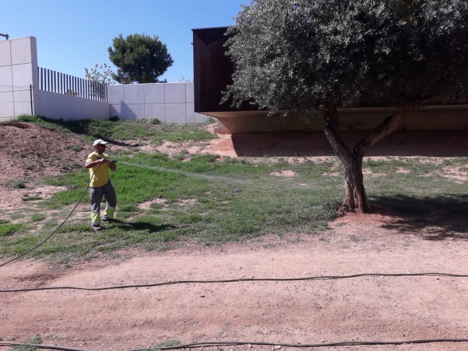 El Ayuntamiento de Paterna intensifica la limpieza de pipicanes ante el aumento de las temperaturas