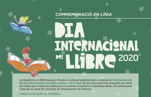 Paterna celebra el Día del Libro con videos de autores locales y cuenta-cuentos on line