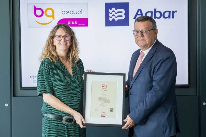 Hidraqua y sus empresas participadas en la Comunitat Valenciana refuerzan sus políticas de inclusión de las personas con discapacidad y renueva su sello Bequal Plus