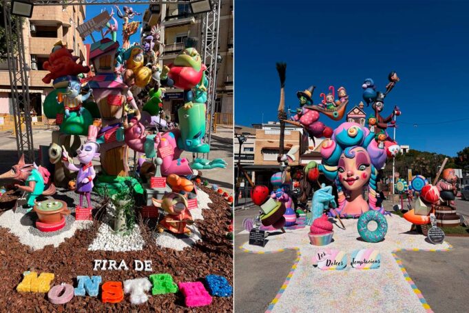 La Falla Plaça Porta del Sol-La Canyada revalida el primer premio con su monumento mayor y la Falla Dos de Maig, ganadora del monumento infantil de la Sección Especial