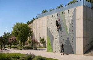 Compromís propone convertir el Parc Central en un referente de los deportes urbanos con un rocódromo permanente