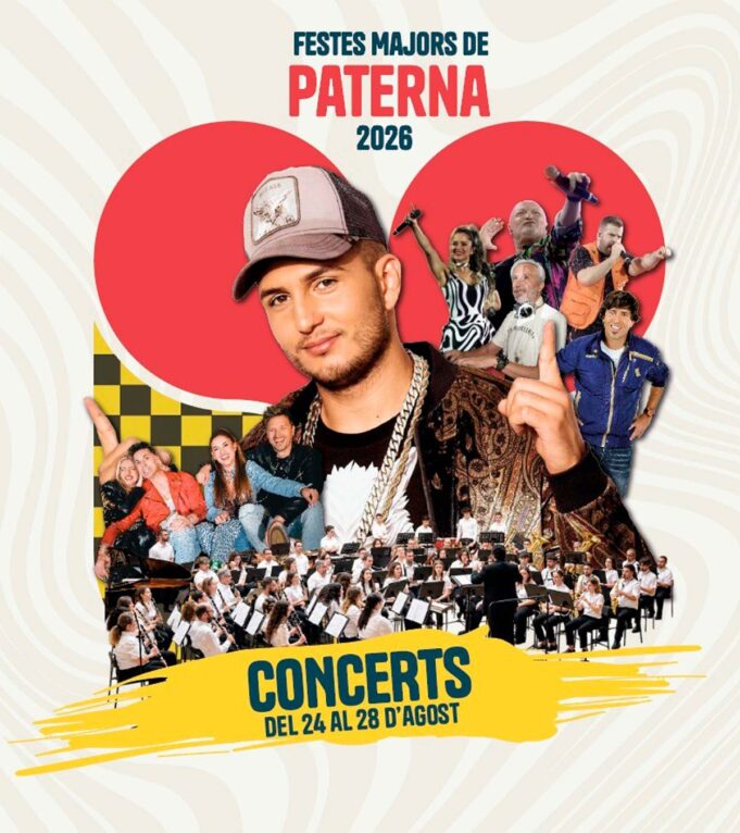 Omar Montes, las orquestas Panorama y Montecarlo, una Noche de DJ y una Noche Remember pondrán el broche musical a las Fiestas Mayores de Paterna